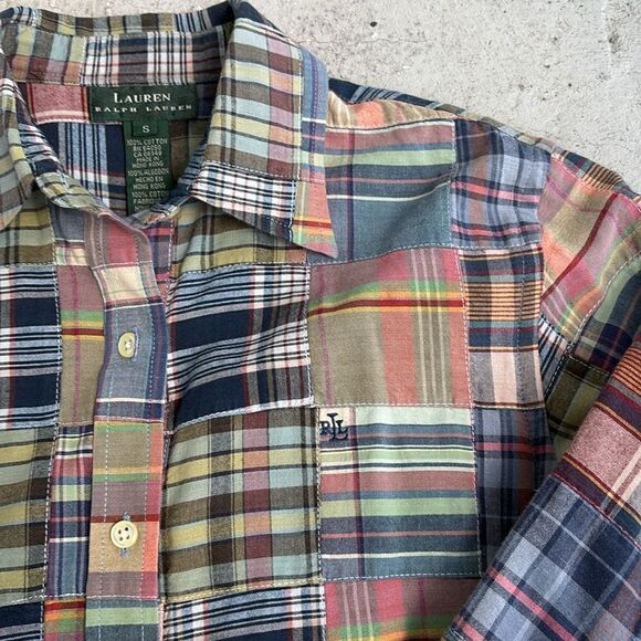 Vintage Lauren Patchwork shirt - Picture 2 of 5